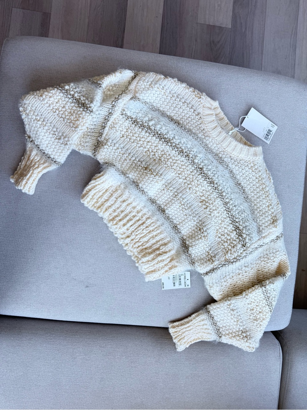 NWT FRAME Crewneck Long Sleeve Sweater